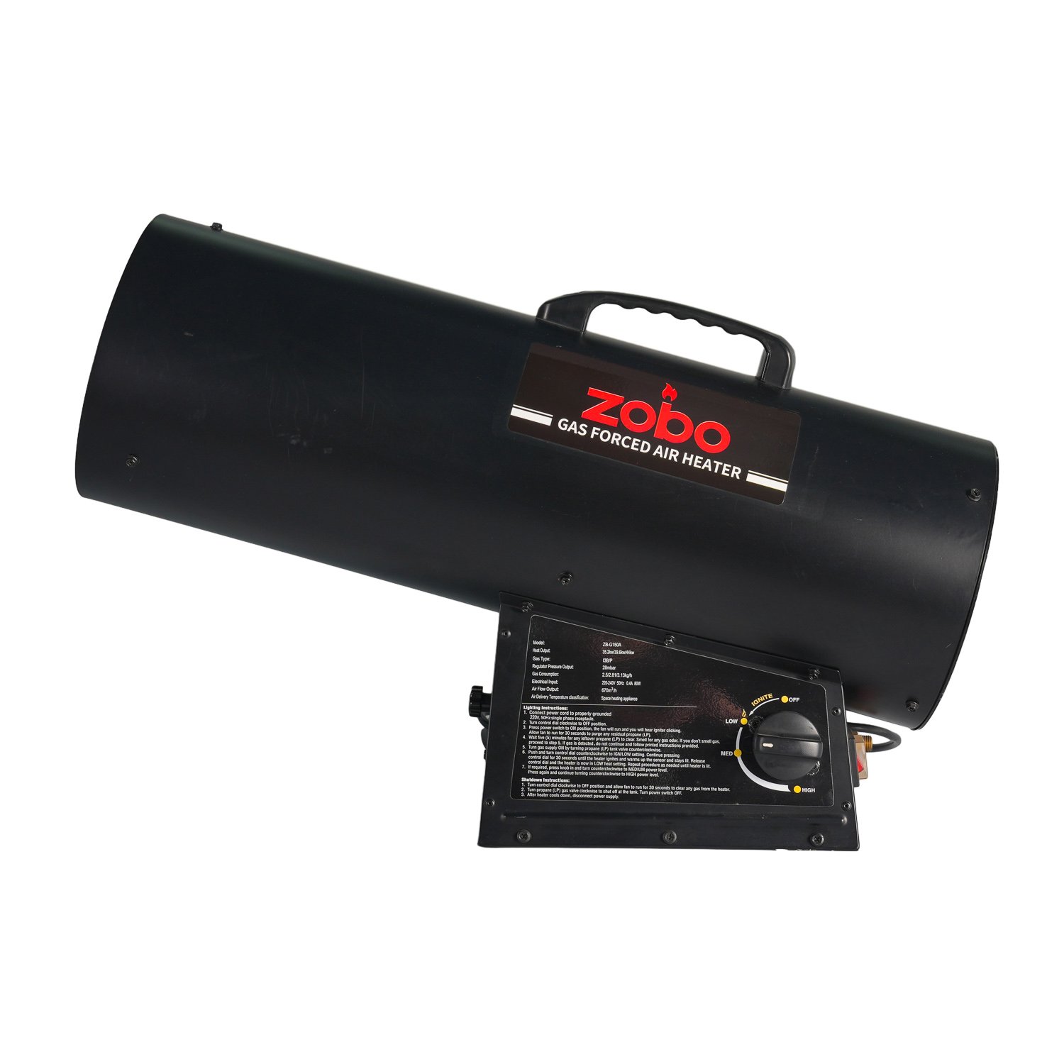 forced gas air heater